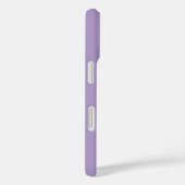 Moderne Paarse Witte Monogram Naam Case-Mate iPhone Case (Achterkant / Rechts)