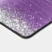 Moderne paillettes argentées fausses feuille de po (Coin)