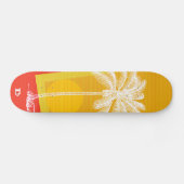 Moderne palm in Sunset Dd Brand Skateboard (Horizontaal)