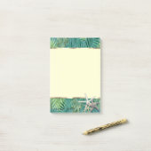 Moderne Palmblad,Zeester Post-it® Notes (Op bureau)
