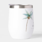 Moderne palmbomen kust vrijgezellenfeest (Rechts)