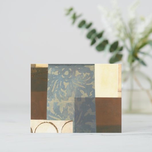 Moderne paneelschildering briefkaart (Staand voorkant)