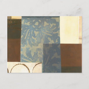 Moderne paneelschildering briefkaart