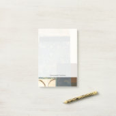 Moderne paneelschildering post-it® notes (Op bureau)