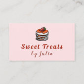 Moderne pannenkoeken Aangepaste dessert Maker Zoet Visitekaartje (Voorkant)
