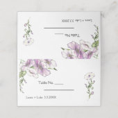 Moderne Pansy bruiloft (Buitenkant ongevouwen)