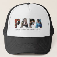 Moderne PAPA Chic Photo Collage Happy Vaderdag