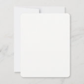 Moderne Papel Picado aangepaste kleur | Bruiloft R RSVP Kaartje (Achterkant)