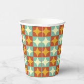 Moderne papieren bekers uit het midden van de eeuw (Rechts)