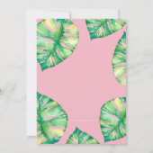 MODERNE PARTIJ UITNODIGEN tropische monsters blade Kaart (Achterkant)