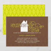 Moderne Partij voor de opwarming van de aarde Brui Kaart (Voorkant / Achterkant)