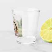 Moderne Pas getrouwd voor aangepaste foto's Shot Glas (Rechts)