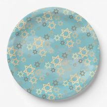 Moderne Pascha Blue Sky Sterren van David