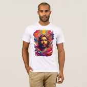 Moderne Pasen Jezus. T-shirt (Voorkant volledig)