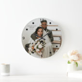 Moderne Pasgetrouwden Foto Grote Klok (Huis)