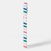 Moderne pasteelkleuren Geometric Chevron Monogram  Case-Mate iPhone Case (Achterkant / Rechts)
