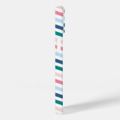 Moderne pasteelkleuren Geometrische Chevron Monogr Case-Mate iPhone Case (Achterkant / Rechts)
