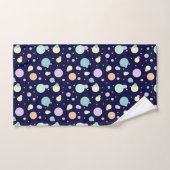 Moderne pasteelkleurencirkel bad handdoek (Handdoek)