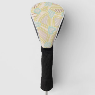 Moderne Pastel Abstracte Geometrische Hoes voor Te Golfheadcover