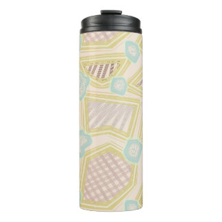 Moderne Pastel Abstracte Geometrische Patroon Tumb Thermosbeker