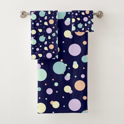 Moderne Pastel Colours Cercles Motif (En situation)