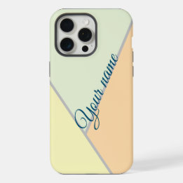 Moderne Pastel Geometrische Kleurblok Aangepaste N iPhone 15 Pro Max Hoesje