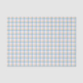 Moderne Pastel Gingham Tissuepapier (Voorkant)