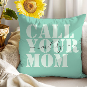 Moderne pastel mintgroene slaapkamerdecoratie kussen