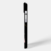 Moderne Pastel Regenboog en Goud Bladeren Custom N Case-Mate iPhone Case (Achterkant / Links)