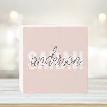 Moderne Pastel Rose Beauté Personnalisée Vous Nom<br><div class="desc">Moderne Pastel Rose Beauté Personnalisée Vous Nom</div>