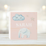 Moderne Pastel Rose & Bleu Nom de l'enfant<br><div class="desc">Moderne Pastel Rose & Bleu Nom de l'enfant</div>