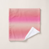 Moderne Pastel Rose, Pêche et Blush Ombre Gradient (Gant de toilette)