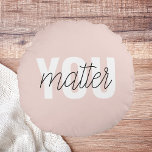 Moderne Pastel Rose Vous Comptez Inspiration Citat<br><div class="desc">Moderne Pastel Rose Vous Comptez Inspiration Citation</div>