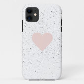 Moderne Pastel Roze & Heart Lovely Gift Case-Mate iPhone Case (Achterkant)