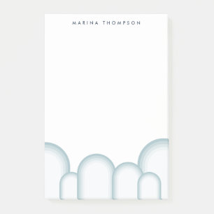 Moderne pastel salie groen retro post-it® notes
