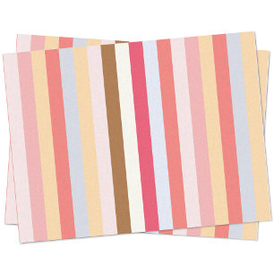 Moderne pastel Snoep streep Tissuepapier