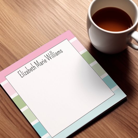 Moderne Pastel Strepen Post-it® Notes