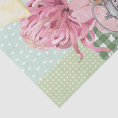 Moderne pastel waterverf illustraties Collage Tissuepapier (Detail)