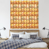 Moderne Patchwork Patroon Collage Canvas Afdruk (Insitu (Slaapkamer))