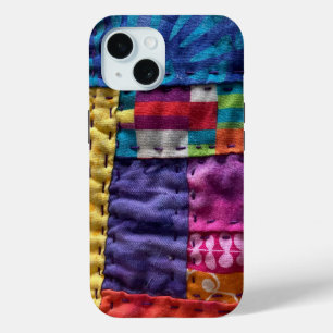 Moderne Patchworkdeken telefoonhoes
