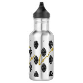 Moderne patroon gouden liefde elegant script waterfles (Rechts)