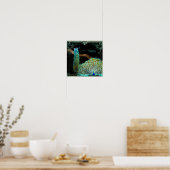 Moderne Peacock Elegant Wall Art Poster (Keuken)