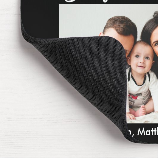 Moderne penseelscript Beste pap ooit 2 foto's Muismat (Hoek)