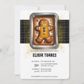 Moderne peperkoek in Pan Baby shower Kaart (Voorkant)