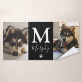 Moderne Personnalisé Animaux de compagnie 2 Servie (Serviette de bain)