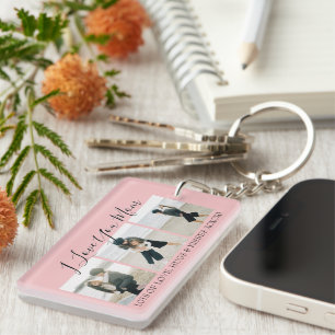 Moderne personnalisé Je t'aime maman   Porte-clés 