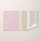 Moderne Personnalisé Pastel Tons Motif géométrique (Serviette à main)