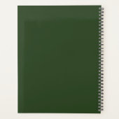 Moderne personnalisé vert et rose (Dos)