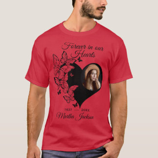 Moderne Persoonlijke Altijd In Onze Hart Herdenkin T-shirt