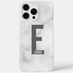 Moderne persoonlijke badmonogram en naam iPhone 16 pro max hoesje